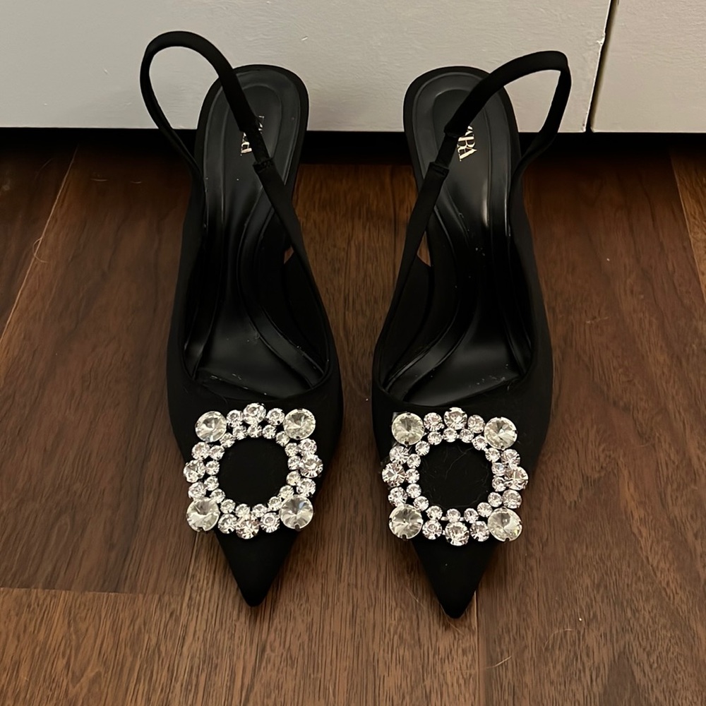 Zara Heels with Jewels